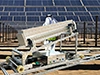 Robot limpiador de paneles solares (tipo riel)