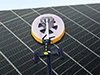 Cepillo de limpieza para paneles solares eléctricos